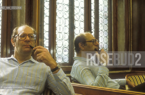 Venice, 1982. German-Argentinian composer Mauricio Kagel / Venezia, 1982. Il compositore Mauricio Kagel - ©Marcello Mencarini/Rosebud2