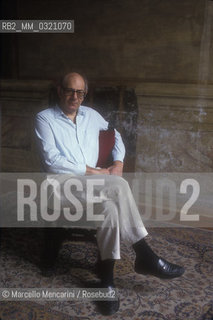 Rome, 1992. German-Argentinian composer Mauricio Kagel / Roma, 1992. Il compositore Mauricio Kagel - ©Marcello Mencarini/Rosebud2