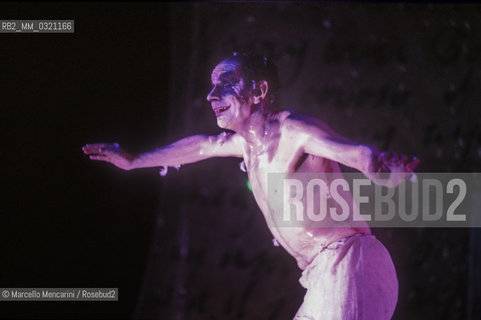 Rome, 1993. British choreographer and dancer Lindsay Kemp / Roma, 1993. Il coreografo e ballerino Lindsay Kemp - ©Marcello Mencarini/Rosebud2