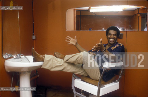 Rome, about 1985. American soul-pop singer-songwriter Ben E. King / Roma, 1985 circa. Il cantante Ben E. King - ©Marcello Mencarini/Rosebud2