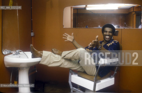 Rome, about 1985. American soul-pop singer-songwriter Ben E. King / Roma, 1985 circa. Il cantante Ben E. King - ©Marcello Mencarini/Rosebud2