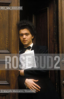 Russian classical pianist Evgeny Kissin (1991) / Il pianista Evgenij Kissin (1991) - ©Marcello Mencarini/Rosebud2