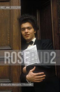 Russian classical pianist Evgeny Kissin (1991) / Il pianista Evgenij Kissin (1991) - ©Marcello Mencarini/Rosebud2