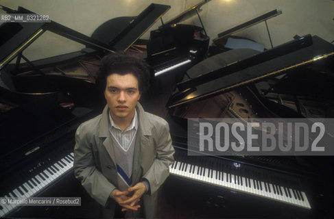 Russian classical pianist Evgeny Kissin (1991) / Il pianista Evgenij Kissin (1991) - ©Marcello Mencarini/Rosebud2