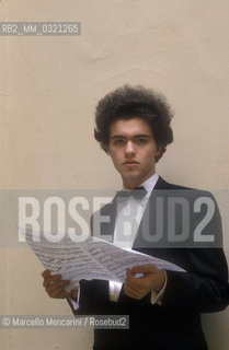 Russian classical pianist Evgeny Kissin (1991) / Il pianista Evgenij Kissin (1991) - ©Marcello Mencarini/Rosebud2