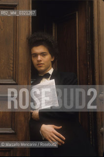 Russian classical pianist Evgeny Kissin (1991) / Il pianista Evgenij Kissin (1991) - ©Marcello Mencarini/Rosebud2