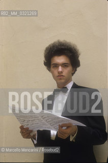 Russian classical pianist Evgeny Kissin (1991) / Il pianista Evgenij Kissin (1991) - ©Marcello Mencarini/Rosebud2