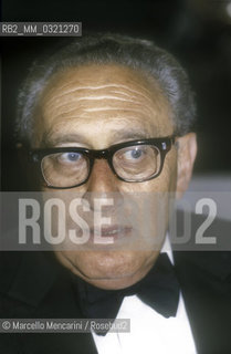 Former Secretary of State of the United States Henry Kissinger (about 1990) / Lex Segretario di Stato americano Henry Kissinger (1990 circa) - ©Marcello Mencarini/Rosebud2