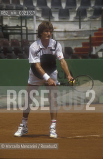 Rome, 1989. Dutch tennis player Mark Koevermans / Roma, 1989. Il tennista olandese Mark Koevermans - ©Marcello Mencarini/Rosebud2