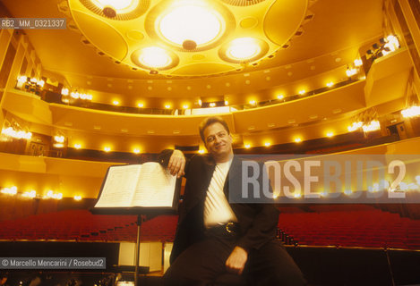 Cagliari Lyric Theater, 1999. Artistic director Gerard Korstner / Teatro lirico di Cagliari, 1999. Il direttore artistico Gerard Korstner - ©Marcello Mencarini/Rosebud2