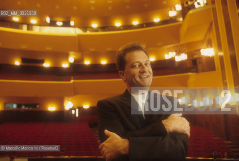 Cagliari Lyric Theater, 1999. Artistic director Gerard Korstner / Teatro lirico di Cagliari, 1999. Il direttore artistico Gerard Korstner - ©Marcello Mencarini/Rosebud2