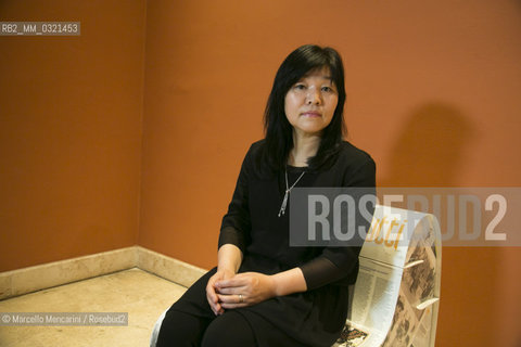 Libri Come, Festival of Books and Reading, Rome 2014. South Korean writer Kyung-sook Shin / Libri Come Festa del Libro e della Lettura, Roma 2014. La scrittrice coreana Kyung-sook Shin  - ©Marcello Mencarini/Rosebud2