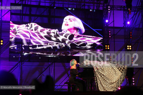 Rome, June 11, 2011. Lady GaGa live at EuroPride / Roma, 11 giugno 2011. Concerto di Lady Gaga allEuropride - ©Marcello Mencarini/Rosebud2