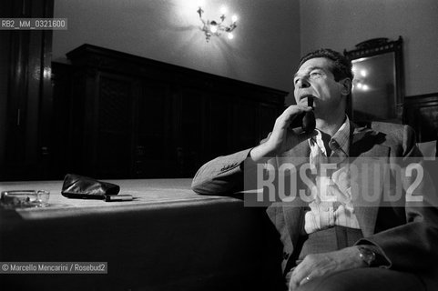 Rome,1979. Italian trade unionist Luciano Lama / Roma, 1979. Il sindacalista Luciano Lama - ©Marcello Mencarini/Rosebud2