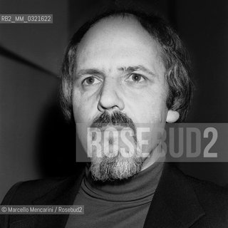 German psychoanalyst and psychiatrist Hermann Lang (1980) / Hermann Lang, psicoanalista e psichiatra (1980) - ©Marcello Mencarini/Rosebud2