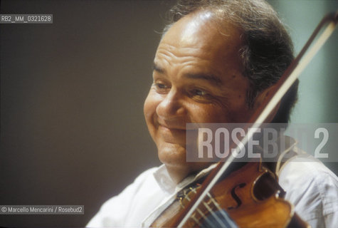 Rome ,1995. Bolivian violinist Jaime Laredo / Roma, 1995. Il violinista Jaime Laredo - ©Marcello Mencarini/Rosebud2