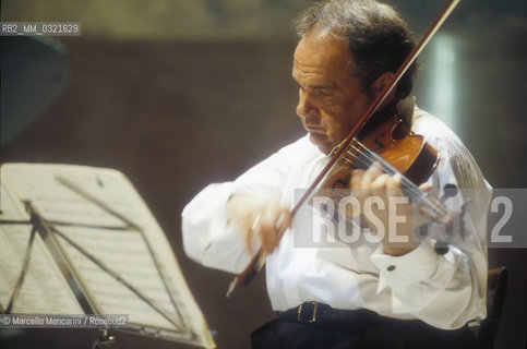 Rome ,1995. Bolivian violinist Jaime Laredo / Roma, 1995. Il violinista Jaime Laredo - ©Marcello Mencarini/Rosebud2