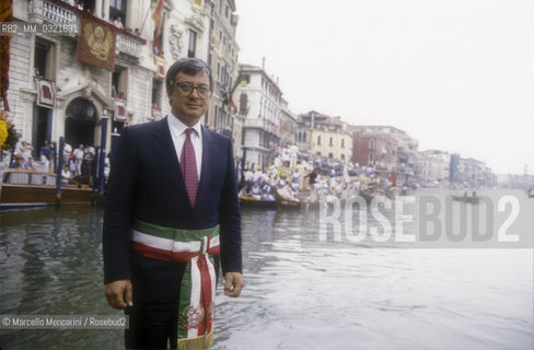 Venice Mayor Nereo Laroni, 1987 / Il sindaco di Venezia Nereo Laroni, 1987 - ©Marcello Mencarini/Rosebud2