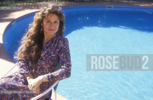 Country-pop singer NICOLETTE LARSON, 1990 / NICOLETTE LARSON, cantante, 1990 ©Marcello Mencarini/Rosebud2