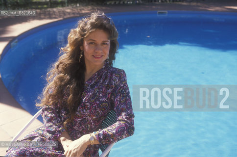 Country-pop singer NICOLETTE LARSON, 1990 / NICOLETTE LARSON, cantante, 1990 ©Marcello Mencarini/Rosebud2