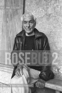 Venice, about 1983. French photographer Jacques-Henri Lartigue / Venezia, 1983 circa. Il fotografo Jacques-Henri Lartigue - ©Marcello Mencarini/Rosebud2