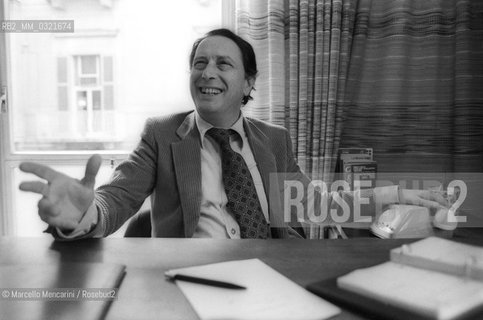 Bari, 1980. Italian publisher Vito Laterza at work in his office / Bari, 1980. Leditore Vito Laterza nel suo ufficio - ©Marcello Mencarini/Rosebud2