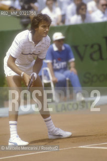 Rome, 1989. French tennis player Henri Leconte / Roma, 1989. Il tennista Henri Leconte - ©Marcello Mencarini/Rosebud2