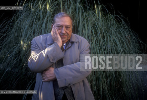 Rome, 1995. French Historian Jacques Le Goff / Roma, 1995. Lo storico francese Jacques Le Goff - ©Marcello Mencarini/Rosebud2