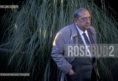 Rome, 1995. French Historian Jacques Le Goff / Roma, 1995. Lo storico francese Jacques Le Goff - ©Marcello Mencarini/Rosebud2