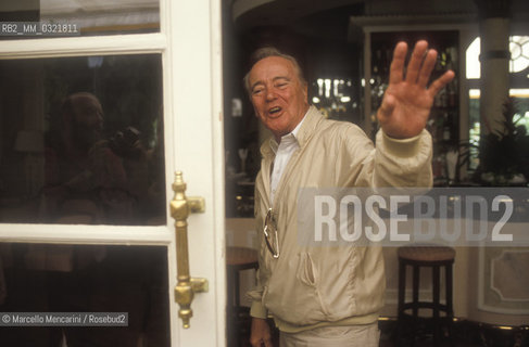 Venice film Festival 1992. Actor Jack Lemmon, winner of the Coppa Volpi award for best actor for his role in Glengarry Glen Ross directed by James Foley / Mostra del Cinema di Venezia 1992. Lattore Jack Lemmon, vincitore della Coppa Volpi come miglior attore per il suo ruolo nel film Americani, diretto da James Foley - ©Marcello Mencarini/Rosebud2