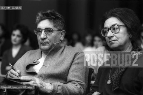 Psychoanalysts Paul and Genie Lemoine (1980) / Gli psicanalisti Paul e Genie Lemoine (1980) - ©Marcello Mencarini/Rosebud2