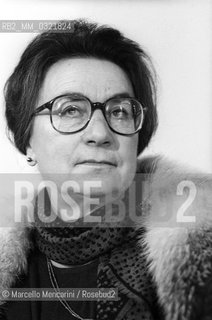 Psychoanalyst Eugenie Genie Lemoine (1980) / La psicoanalista Eugenie Genie Lemoine (1980) - ©Marcello Mencarini/Rosebud2