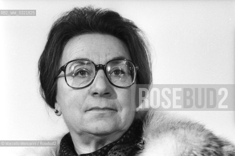 Psychoanalyst Eugenie Genie Lemoine (1980) / La psicoanalista Eugenie Genie Lemoine (1980) - ©Marcello Mencarini/Rosebud2