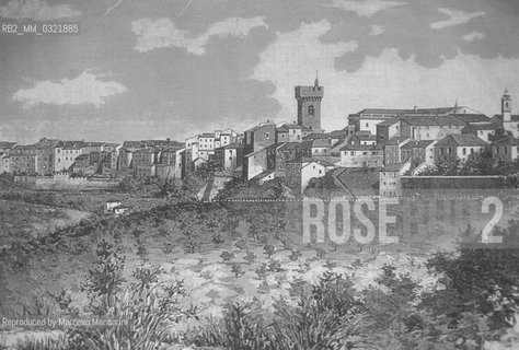 Recanati at the time of Giacomo Leopardi (1798-1837) / Recanati al tempo di Giacomo Leopardi (1798-1837) - Reproduced by Marcello Mencarini
/Rosebud2