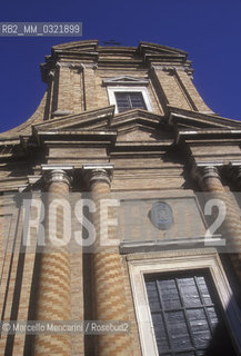 Recanati, San Vito Church. In the chapel of the Congregation of the noble, young Giacomo Leopardi read in various religious ceremonies his Sacred Discourses / Recanati, Chiesa di San Vito. Nelloratorio della Congregazione dei nobili il giovane Giacomo Leopardi lesse in varie solennità religiose i suoi Discorsi sacri - ©Marcello Mencarini/Rosebud2