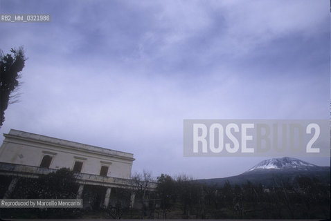 Torre del Greco (Naples), 1998. Villa Ferrigni, known as Villa delle Ginestre (Villa of the Broom). Poet Giacomo Leopardi lived here since the summer of 1836 to his death in February 1837 / Torre del Greco (Napoli), 1998. Villa Ferrigni, detta Villa delle Ginestre. Qui Leopardi visse dallestate del 1836 alla sua morte, nel febbraio 1837 - Reproduced by Marcello Mencarini
/Rosebud2