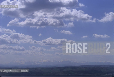 Recanati, View from the Mount Tabor, known as the hill of the Infinite because of this place Giacomo Leopardi wrote in his poem LInfinito (The Infinite) / Recanati, Veduta dal monte Tabor, noto come il colle dellInfinito perché di questo luogo scrive Giacomo Leopardi nella sua poesia Linfinito - ©Marcello Mencarini/Rosebud2