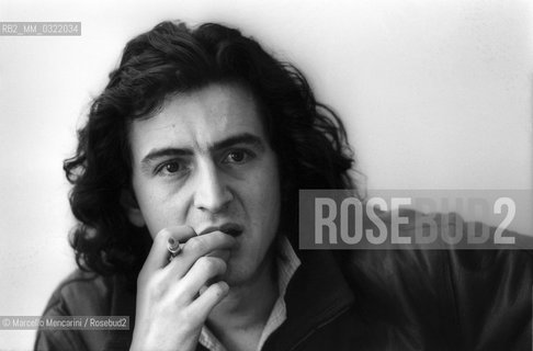 French philosopher Bernard-Henri Lévy (1980) / Il filosofo francese Bernard-Henri Lévy (1980) - ©Marcello Mencarini/Rosebud2