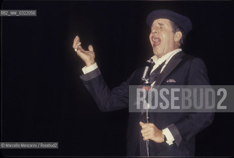 Cannes Film Festival 1984. Comic actor Jerry Lewis performing / Festival del Cinema di Cannes 1984. Lattore comico Jerry Lewis durante uno show - ©Marcello Mencarini/Rosebud2