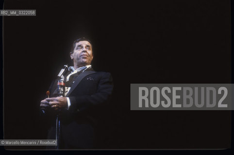 Cannes Film Festival 1984. Comic actor Jerry Lewis performing / Festival del Cinema di Cannes 1984. Lattore comico Jerry Lewis durante uno show - ©Marcello Mencarini/Rosebud2