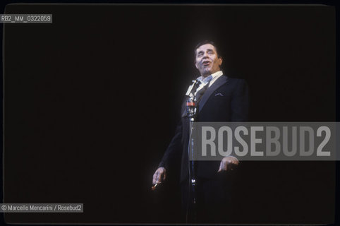 Cannes Film Festival 1984. Comic actor Jerry Lewis performing / Festival del Cinema di Cannes 1984. Lattore comico Jerry Lewis durante uno show - ©Marcello Mencarini/Rosebud2