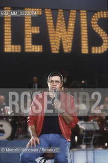 Rome, 1984. Comic actor Jerry Lewis performing a show / Roma, 1984. Lattore comico Jerry Lewis durante uno show - ©Marcello Mencarini/Rosebud2