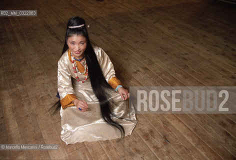 Tibetan singer Yungchen Lhamo, 1999 / La cantante tibetana Yungchen Lhamo, 1999  - ©Marcello Mencarini/Rosebud2