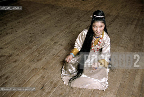 Tibetan singer Yungchen Lhamo, 1999 / La cantante tibetana Yungchen Lhamo, 1999  - ©Marcello Mencarini/Rosebud2