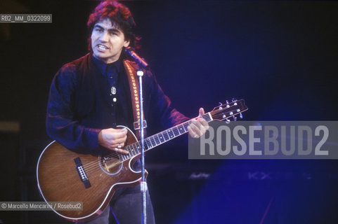 Italian rock singer-songwriter LLuciano Ligabue (1991) / Il cantante Luciano ligabue (1991) - ©Marcello Mencarini/Rosebud2