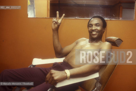 Rome, about 1985. Blues singer-songwriter Little Frankie Lee / Roma, 1985 circa. Il cantante Little Frankie Lee - ©Marcello Mencarini/Rosebud2