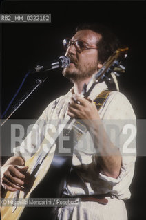 Italian singer and songwriter Claudio Lolli (about 1988) / Il cantautore Claudio Lolli (1988 circa) - ©Marcello Mencarini/Rosebud2