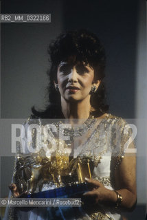 Venice Lido, Venice Film festival 1988. italian actress Gina Lollobrigida / Lido di Venezia, Mostra del Cinema di Venezia 1988. Lattrice Gina Lollobrigida - ©Marcello Mencarini/Rosebud2