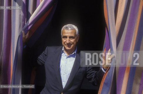 Venice Lido, Venice Film festival 1989. Italian movie producer Fulvio Lucisano / Lido di Venezia, Mostra del Cinema di Venezia 1989 - ©Marcello Mencarini/Rosebud2