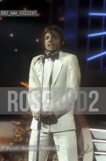 Sanremo Music Festival 1985. Mexican pop singer Luis Miguel / Festival di Sanremo 1985. Il cantente messicano Luis Miguel - ©Marcello Mencarini/Rosebud2